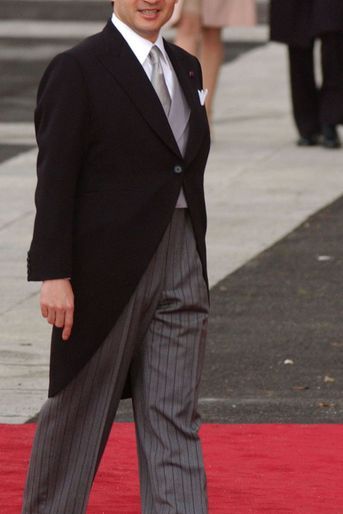 Le prince héritier Naruhito du Japon à Madrid, le 22 mai 2004