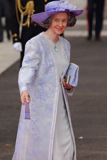 L&#039;ex-reine des Belges Fabiola à Madrid, le 22 mai 2004