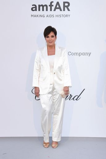 Kris Jenner au gala de l'amfAR à Antibes en marge du Festival de Cannes le 23 mai 2019
