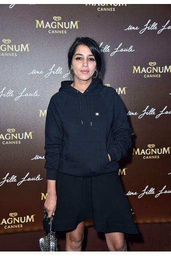 Leïla Bekhti à la soirée du film «Une fille facile» sur la plage Magnum lors du 72e Festival de Cannes le 20 mai 2019