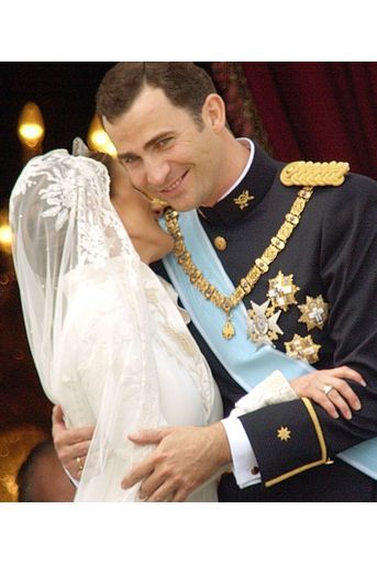 Mariage de Letizia Ortiz et du prince Felipe d&#039;Espagne à Madrid, le 22 mai 2004