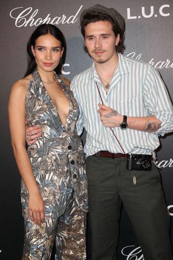 Brooklyn Beckham et sa compagne Hana Cross à Cannes, le 21 mai 2019