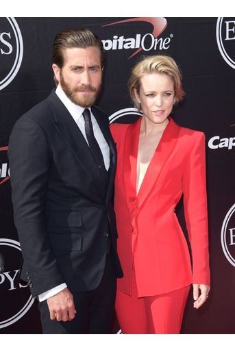 Jake Gyllenhaal et Rachel McAdams à Los Angeles le 15 juillet 2015