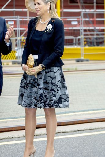 La reine Maxima des Pays-Bas à Rostock, le 21 mai 2019