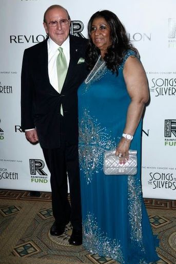 Aretha Franklin et son producteur Clive Davis.