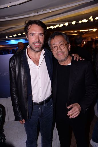 Nicolas Bedos et Renaud Van Kim&amp;nbsp;lors de la soirée Orange à Cannes, le 18 mai 2019