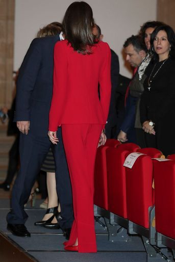 La reine Letizia d&#039;Espagne à Cáceres, le 6 mars 2019