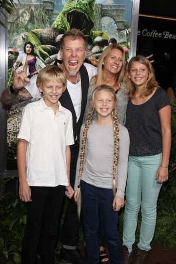 James Hetfield et sa famille
