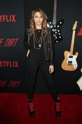 Paris Jackson à la première du film "The Dirt" à Hollywood le 18 mars 2019