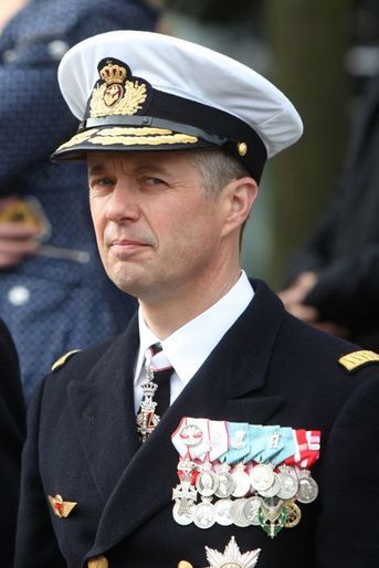 Le prince Frederik de Danemark au port de Copenhague, le 5 mai 2015