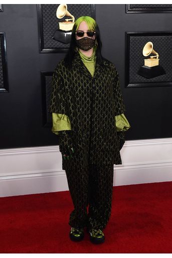 Billie Eilish à la soirée des Grammy Awards à Los Angeles le 26 janvier 2020. 