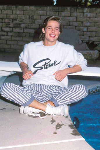 Brad Pitt, à Los Angeles, en 1987 