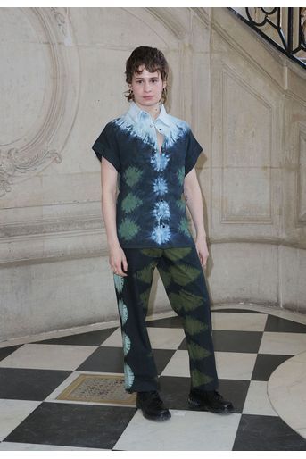 Christine and the Queens lors du défilé Dior Haute Couture printemps-été 2020, qui a eu lieu au Musée Rodin lundi 20 janvier 2020. 