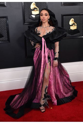 FKA Twigs à la soirée des Grammy Awards à Los Angeles le 26 janvier 2020. 