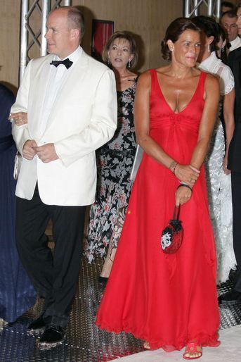 La princesse Stéphanie de Monaco au bal de la Croix-Rouge en août 2006