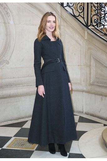 Natalia Vodianova lors du défilé Dior Haute Couture printemps-été 2020, qui a eu lieu au Musée Rodin lundi 20 janvier 2020. 