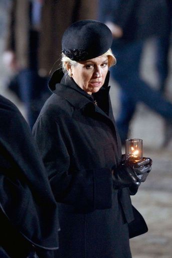 La reine Maxima des Pays-Bas à Auschwitz-Birkenau, le 27 janvier 2020
