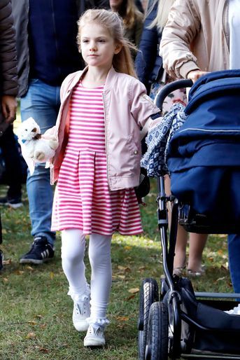 La princesse Estelle de Suède à Solna, le 10 septembre 2017