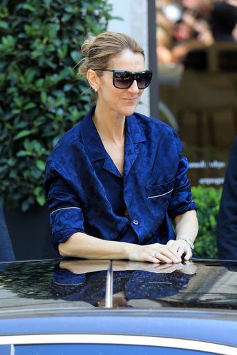 Céline Dion, une fashionista à Paris.