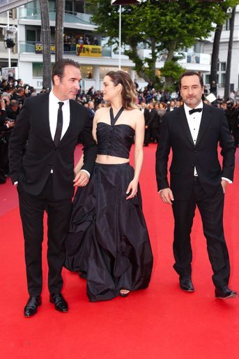 Marion Cotillard, Jean Dujardin et Gilles Lellouche le 20 mai 2019 à Cannes.