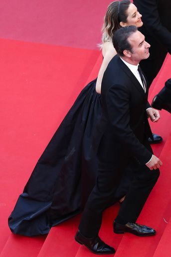 Marion Cotillard, Jean Dujardin et Gilles Lellouche le 20 mai 2019 à Cannes.