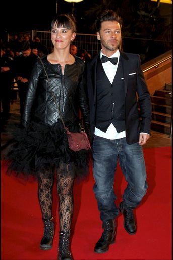 Christophe Maé et sa femme aux NRJ Music Awards, à Cannes en janvier 2011.