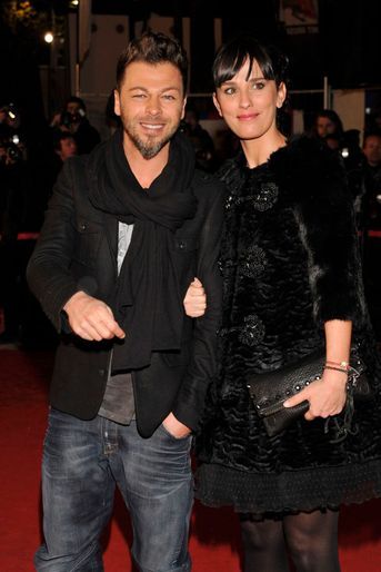 Christophe Maé et sa femme aux NRJ Music Awards, à Cannes en 2012.