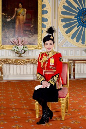La reine consort Suthida de Thaïlande, épouse du roi Maha Vajiralongkorn (Rama X). Portrait diffusé le 17 mai 2019