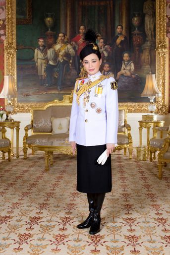 La reine Suthida de Thaïlande, épouse du roi Maha Vajiralongkorn (Rama X). Portrait diffusé le 17 mai 2019