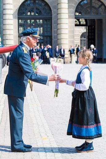 Le roi Carl XVI Gustaf de Suède à Stockholm, le 30 avril 2019