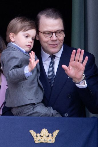 Les prince Oscar et Daniel de Suède à Stockholm, le 30 avril 2019