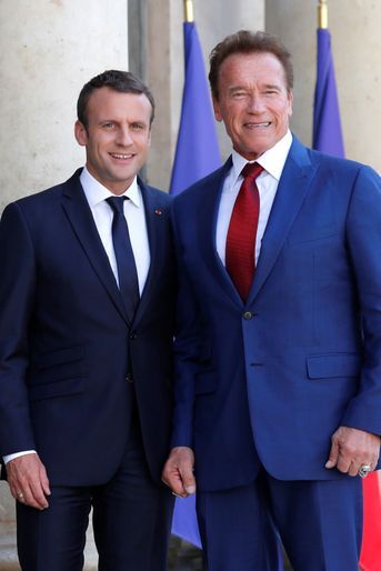 Arnold Schwarzenegger a rencontré Emmanuel Macron vendredi à l'Elysée.
