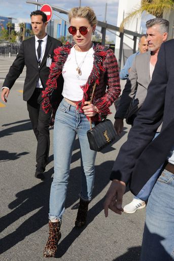 Amber Heard à l&#039;aéroport de Nice le 13 mai 2019