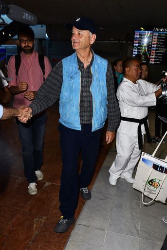 Bill Murray à l&#039;aéroport de Nice le 14 mai 2019