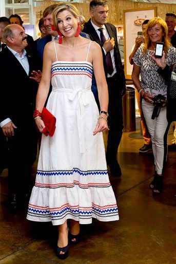 La reine Maxima des Pays-Bas à Milan, le 22 juin 2017