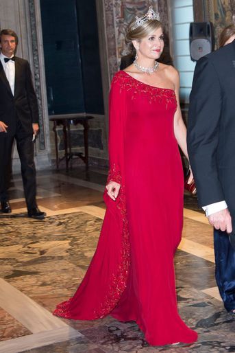 La reine Maxima des Pays-Bas, en Jan Taminiau, à Rome, le 20 juin 2017
