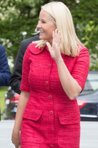 La princesse Mette-Marit de Norvège à Hoevik, le 31 mai 2017