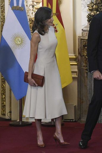 La reine Letizia d'Espagne à Buenos Aires, le 26 mars 2019