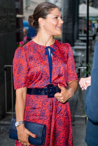 La princesse héritière Victoria de Suède à Stockholm, le 12 juin 2017