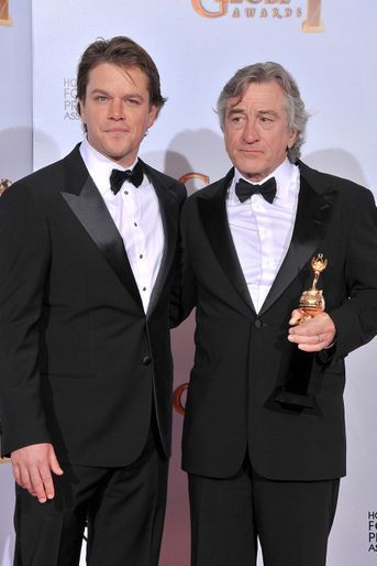 Matt Damon et Robert de Niro en 2011.