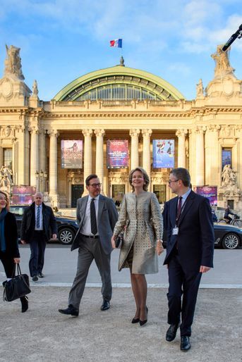 La reine des Belges Mathilde, le 9 janvier 2019 à Paris