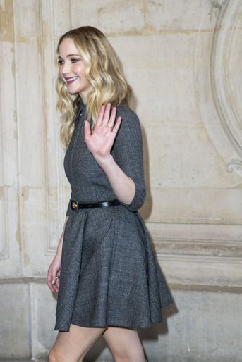Jennifer Lawrence lors du défilé Christian Dior à Paris, le 26 février 2019 