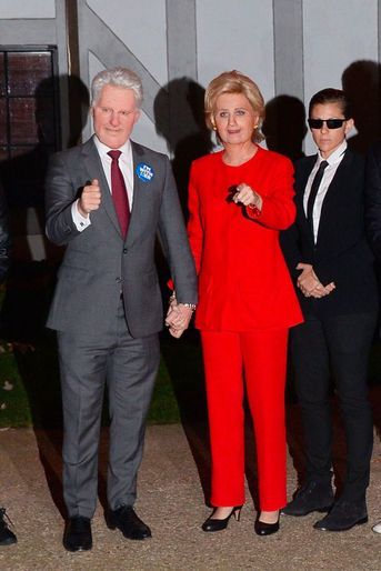 Katy Perry en Hillary Clinton et Orlando Bloom en Bill Clinton pour Halloween 2016