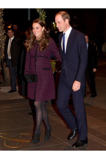 Kate et William, bras dessus, bras dessous, à New York, le 7 décembre 2014.