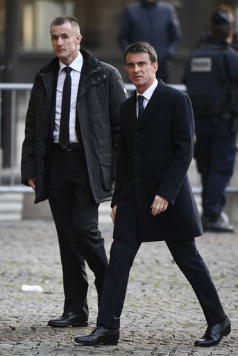 Manuel Valls aux obsèques de François Chérèque