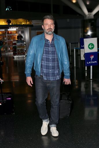 Ben Affleck à l'aéroport de New York, le 8 octobre 2017