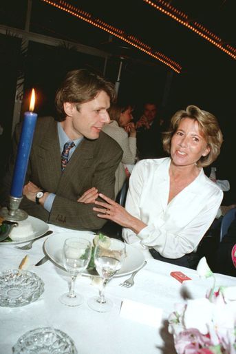 Claire Chazal avec Lambert Wilson en 1997