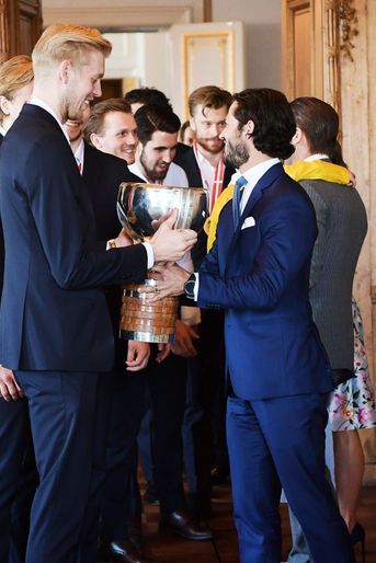 Le prince Carl Philip de Suède à Stockholm, le 21 mai 2018