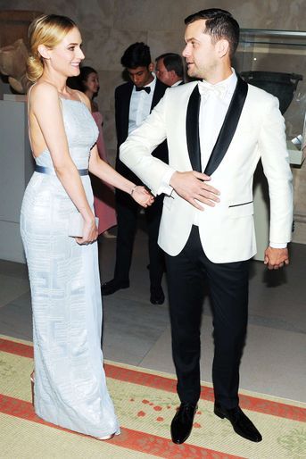 Diane Kruger et Joshua Jackson au MET Ball Gala 2014.