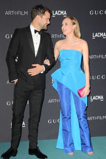 Diane Kruger et Joshua Jackson en novembre 2015.